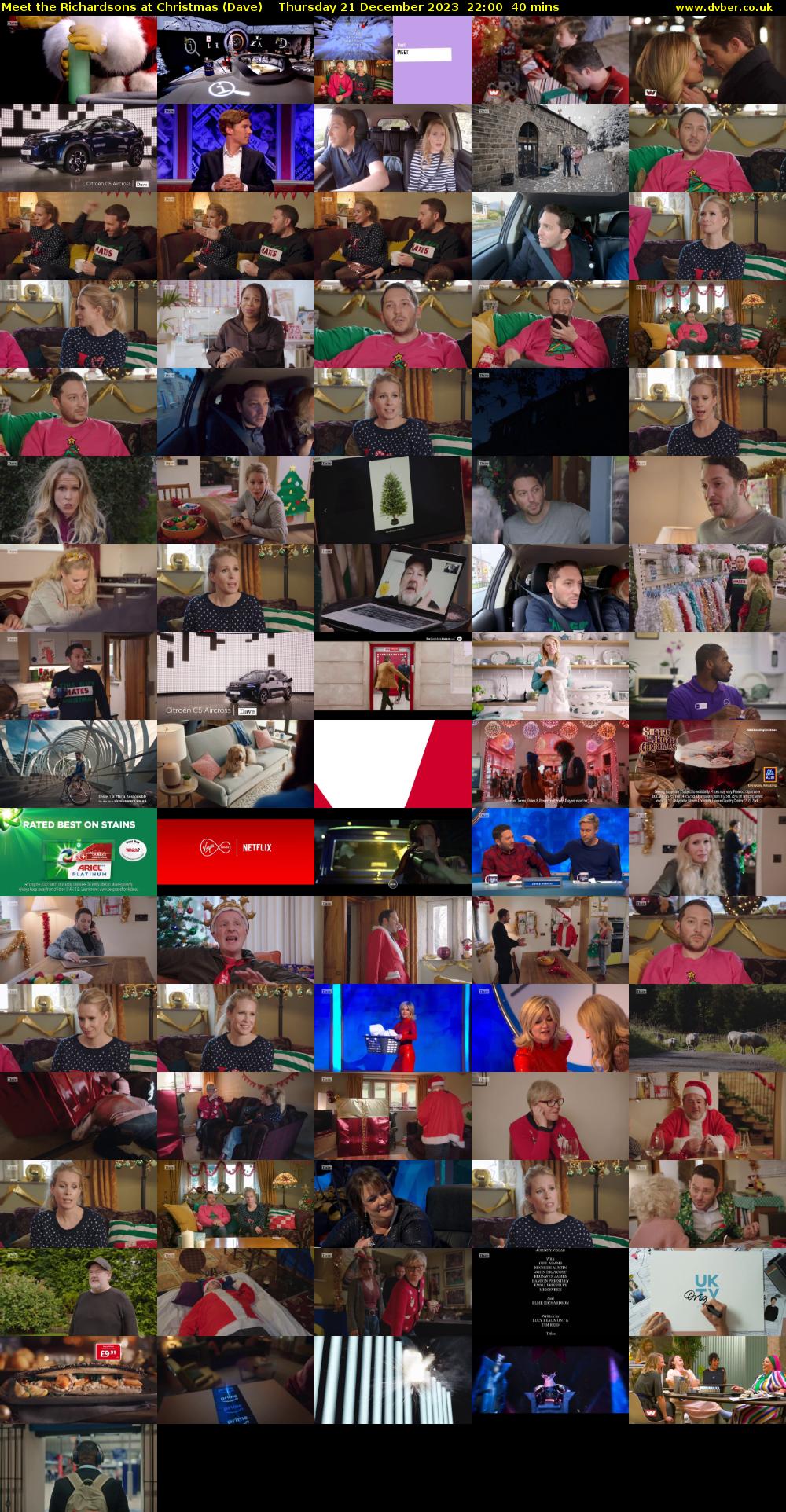 Meet the Richardsons at Christmas (Dave) Thursday 21 December 2023 22:00 - 22:40