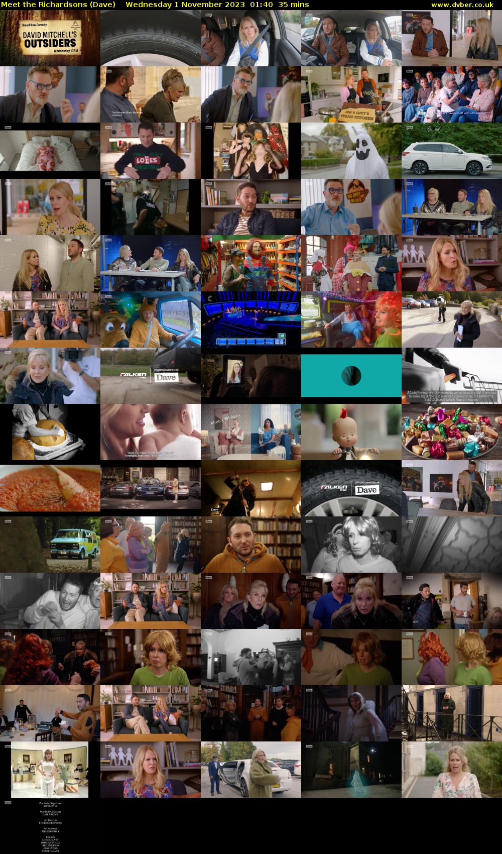Meet the Richardsons (Dave) Wednesday 1 November 2023 01:40 - 02:15