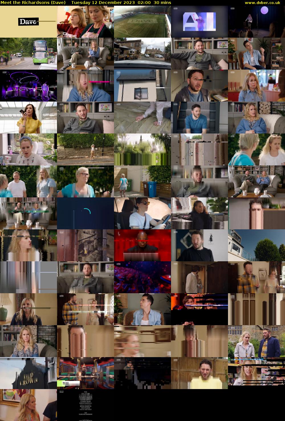 Meet the Richardsons (Dave) Tuesday 12 December 2023 02:00 - 02:30