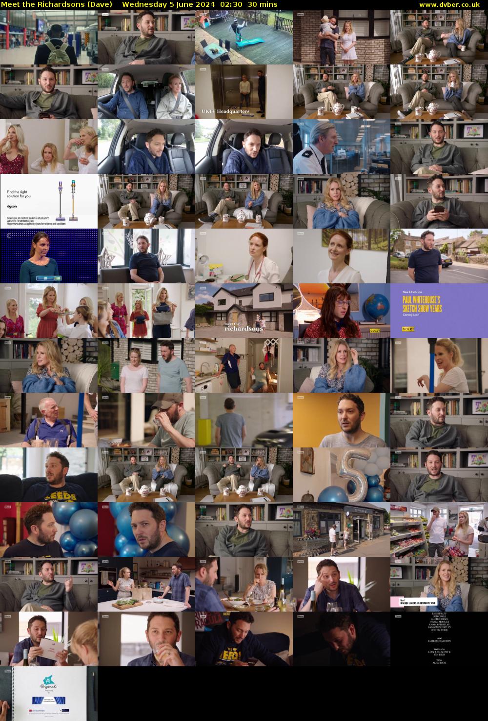 Meet the Richardsons (Dave) Wednesday 5 June 2024 02:30 - 03:00