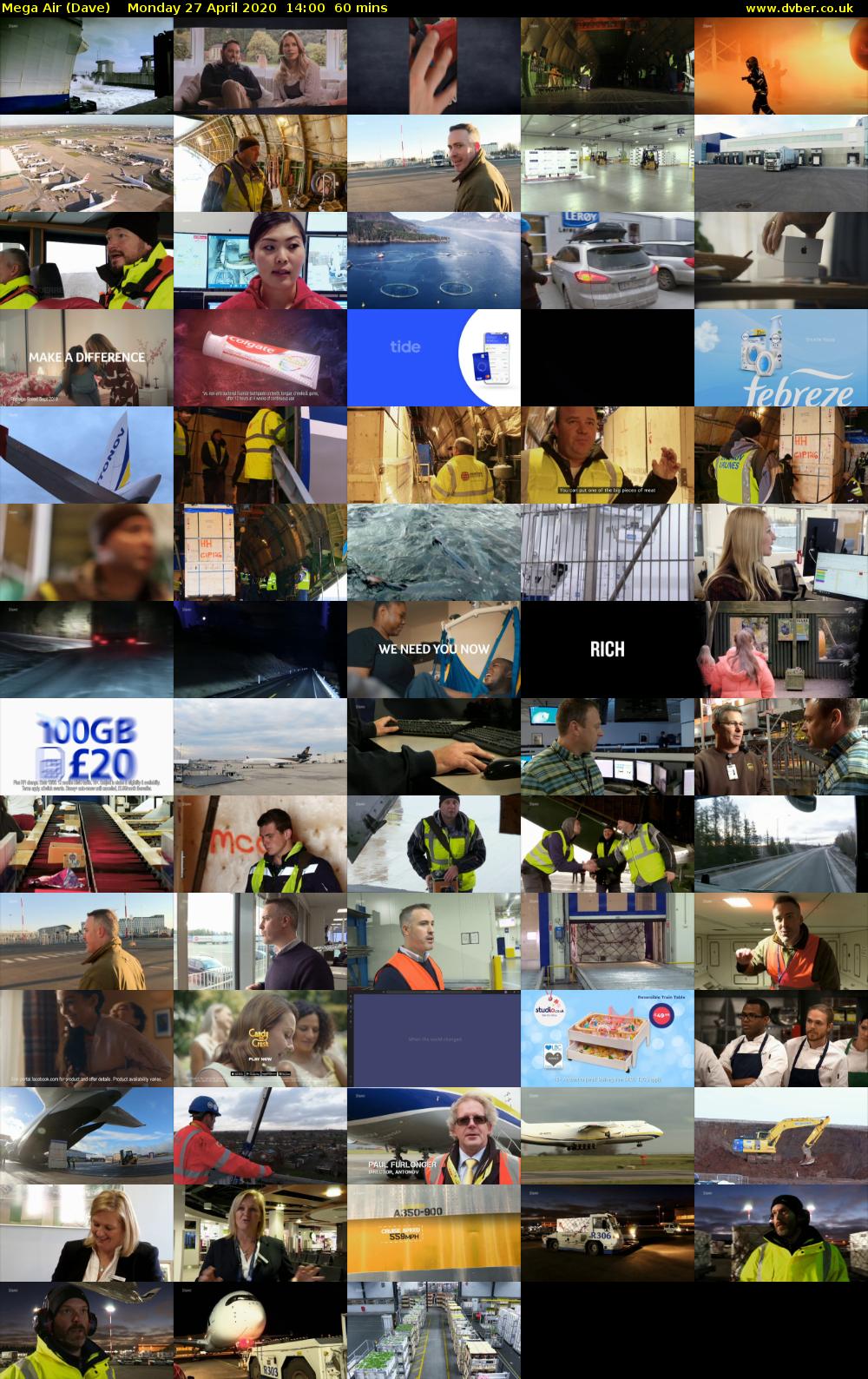 Mega Air (Dave) Monday 27 April 2020 14:00 - 15:00