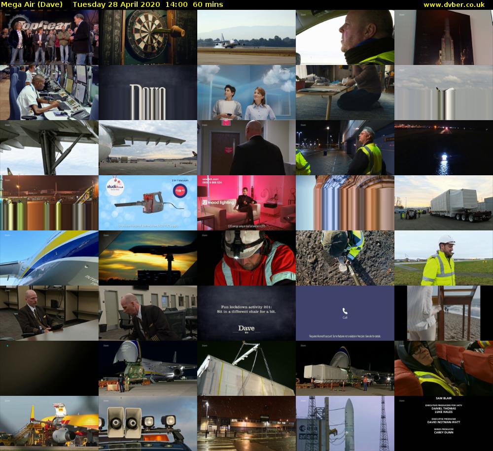 Mega Air (Dave) Tuesday 28 April 2020 14:00 - 15:00