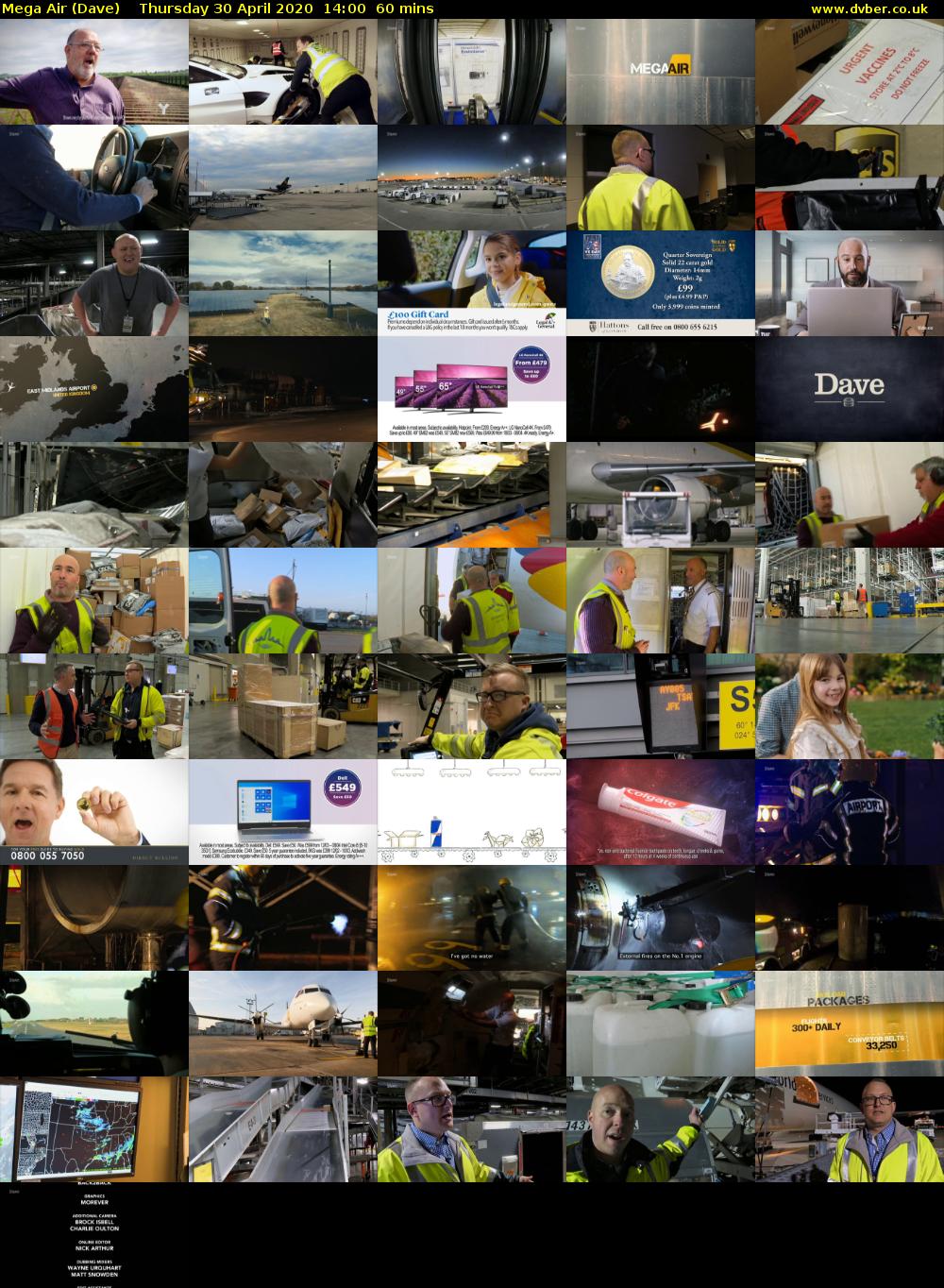 Mega Air (Dave) Thursday 30 April 2020 14:00 - 15:00