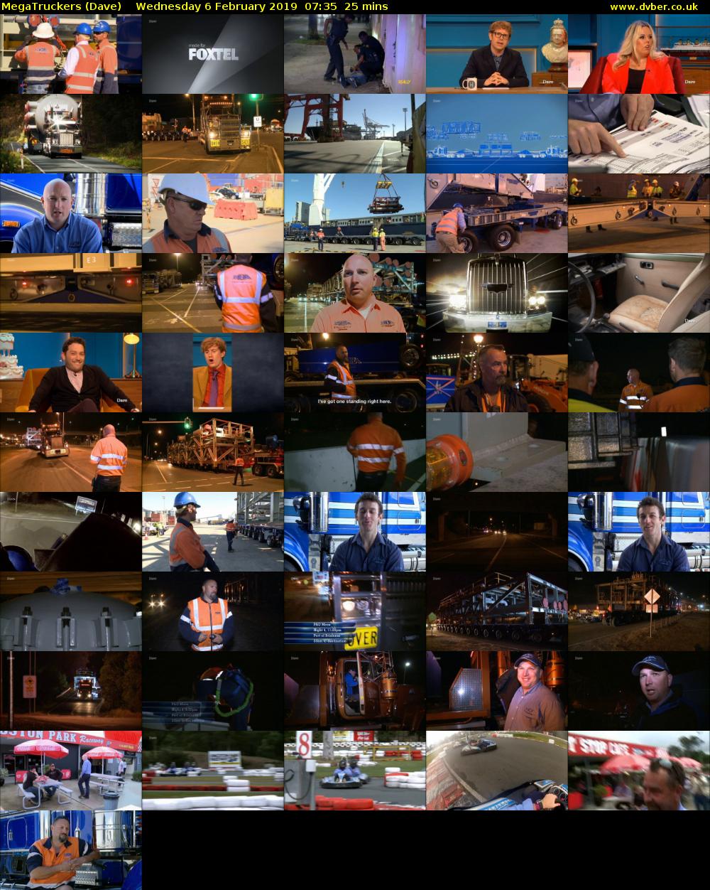 MegaTruckers (Dave) Wednesday 6 February 2019 07:35 - 08:00