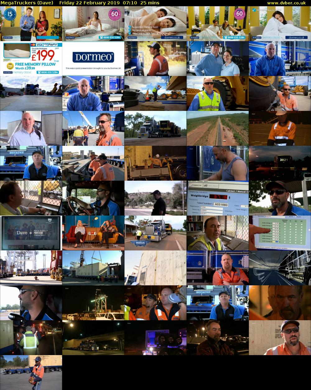 MegaTruckers (Dave) Friday 22 February 2019 07:10 - 07:35
