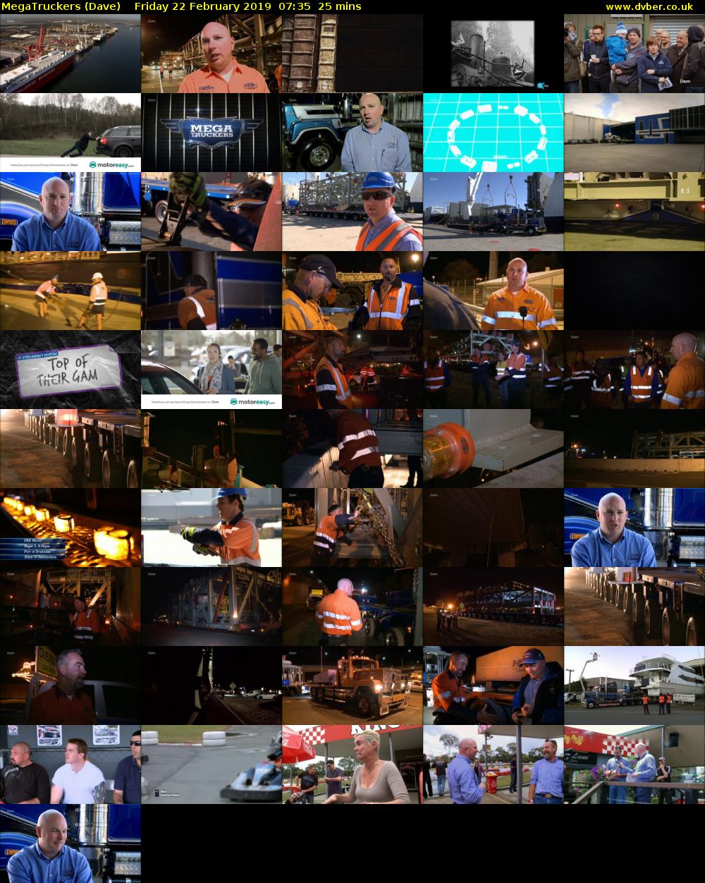 MegaTruckers (Dave) Friday 22 February 2019 07:35 - 08:00