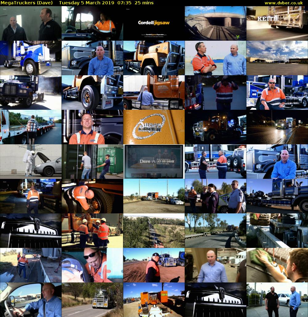 MegaTruckers (Dave) Tuesday 5 March 2019 07:35 - 08:00