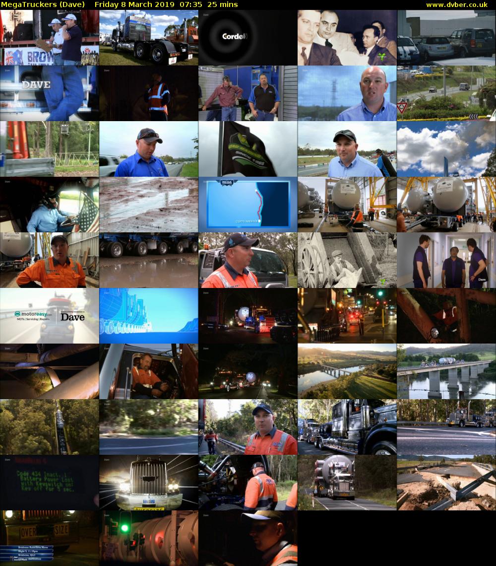 MegaTruckers (Dave) Friday 8 March 2019 07:35 - 08:00