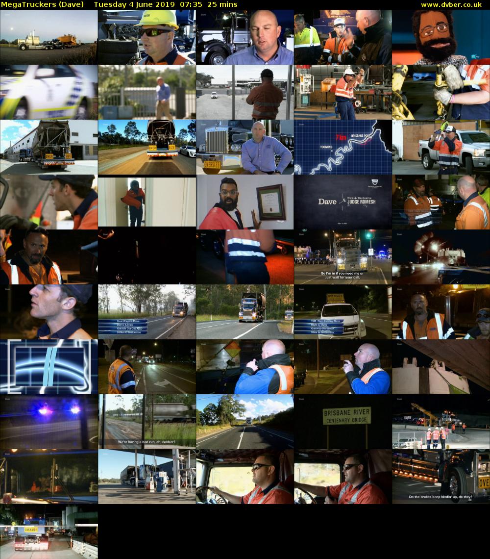 MegaTruckers (Dave) Tuesday 4 June 2019 07:35 - 08:00