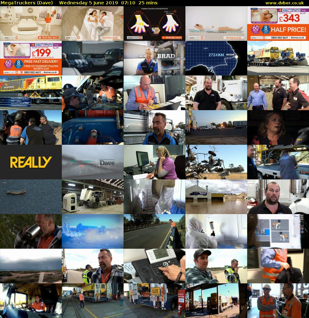 MegaTruckers (Dave) Wednesday 5 June 2019 07:10 - 07:35