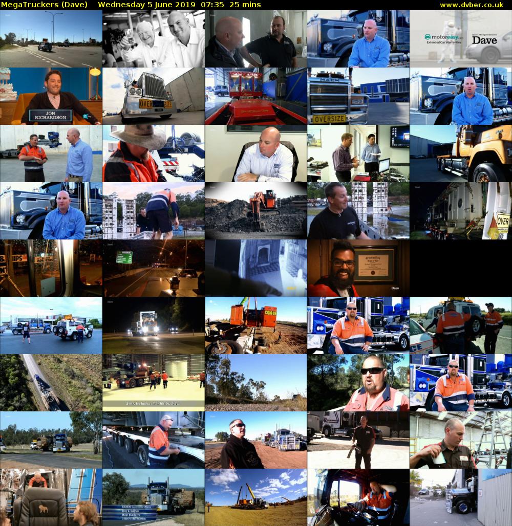 MegaTruckers (Dave) Wednesday 5 June 2019 07:35 - 08:00