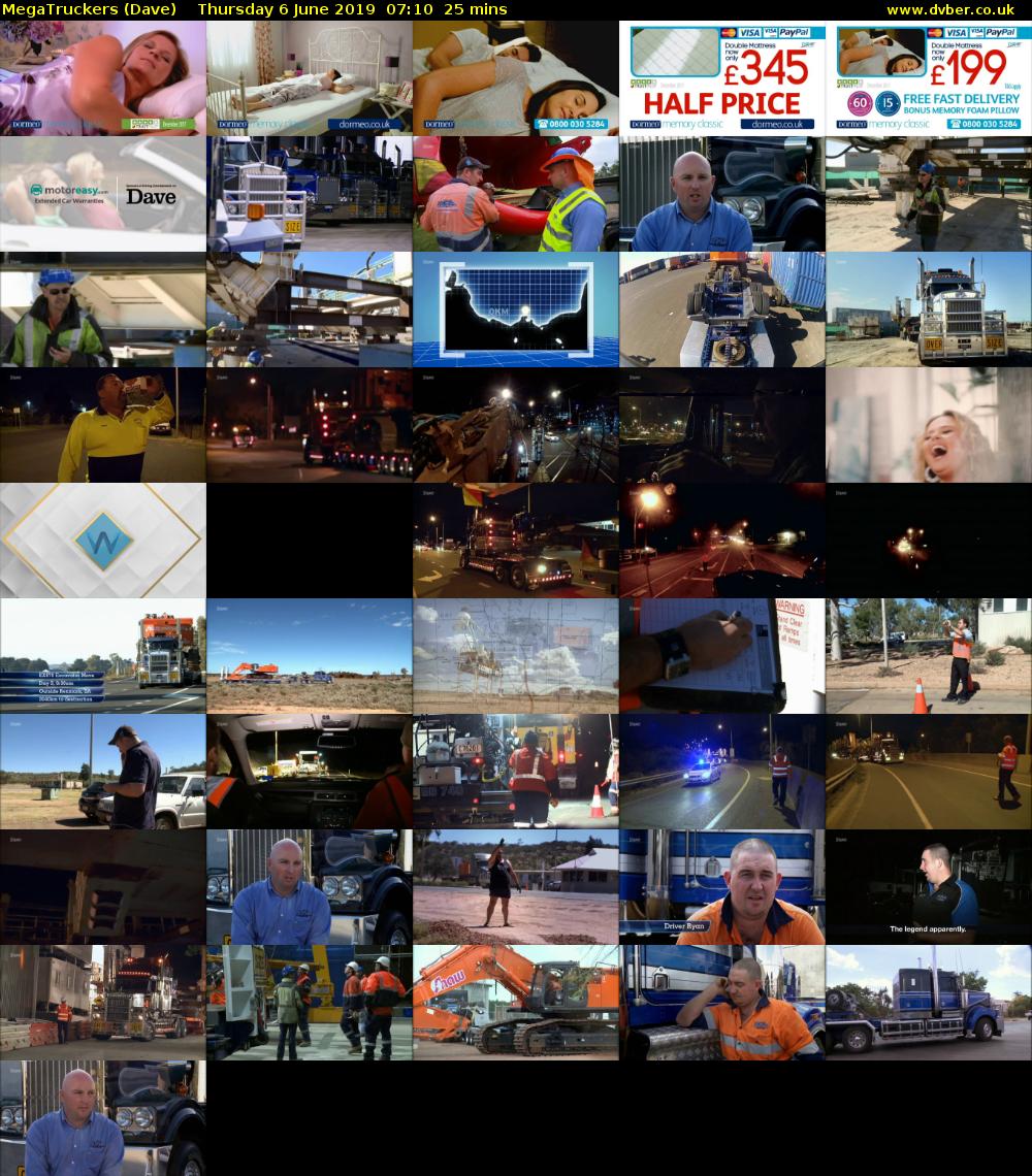 MegaTruckers (Dave) Thursday 6 June 2019 07:10 - 07:35