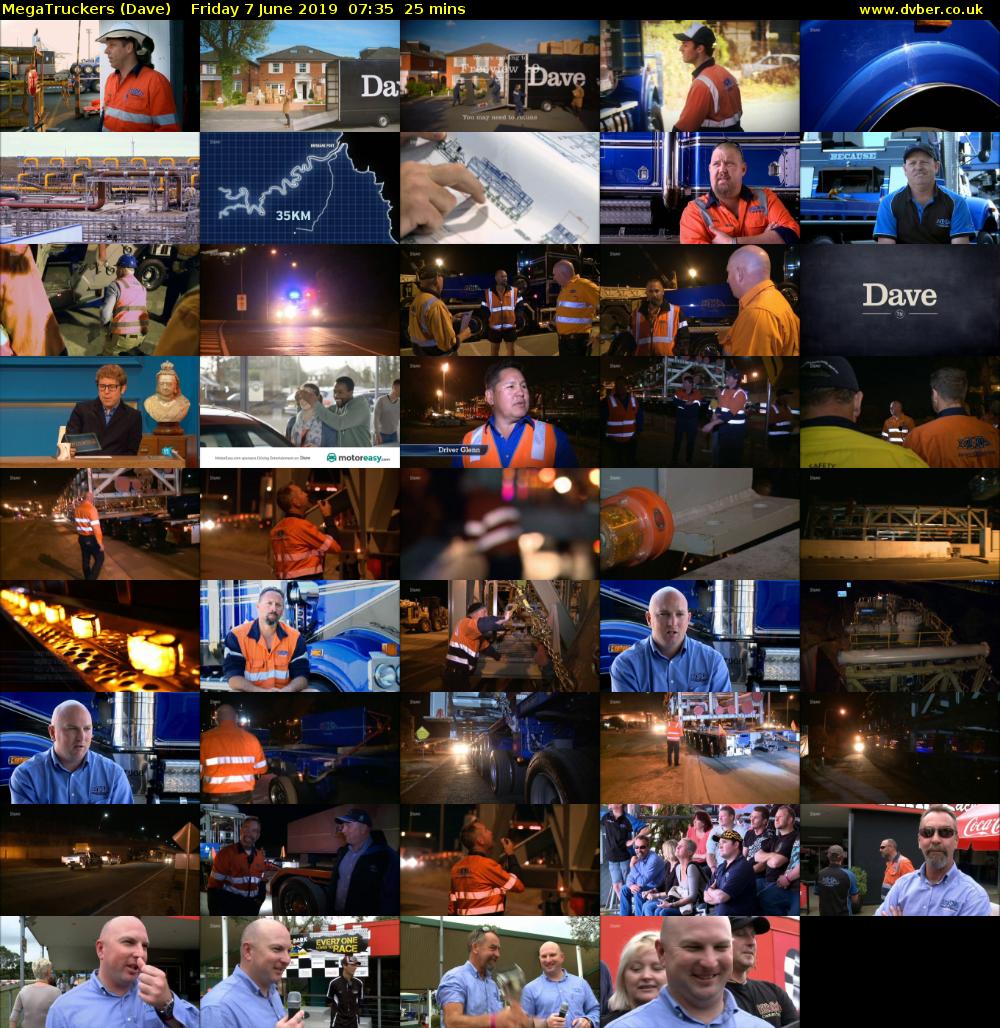 MegaTruckers (Dave) Friday 7 June 2019 07:35 - 08:00