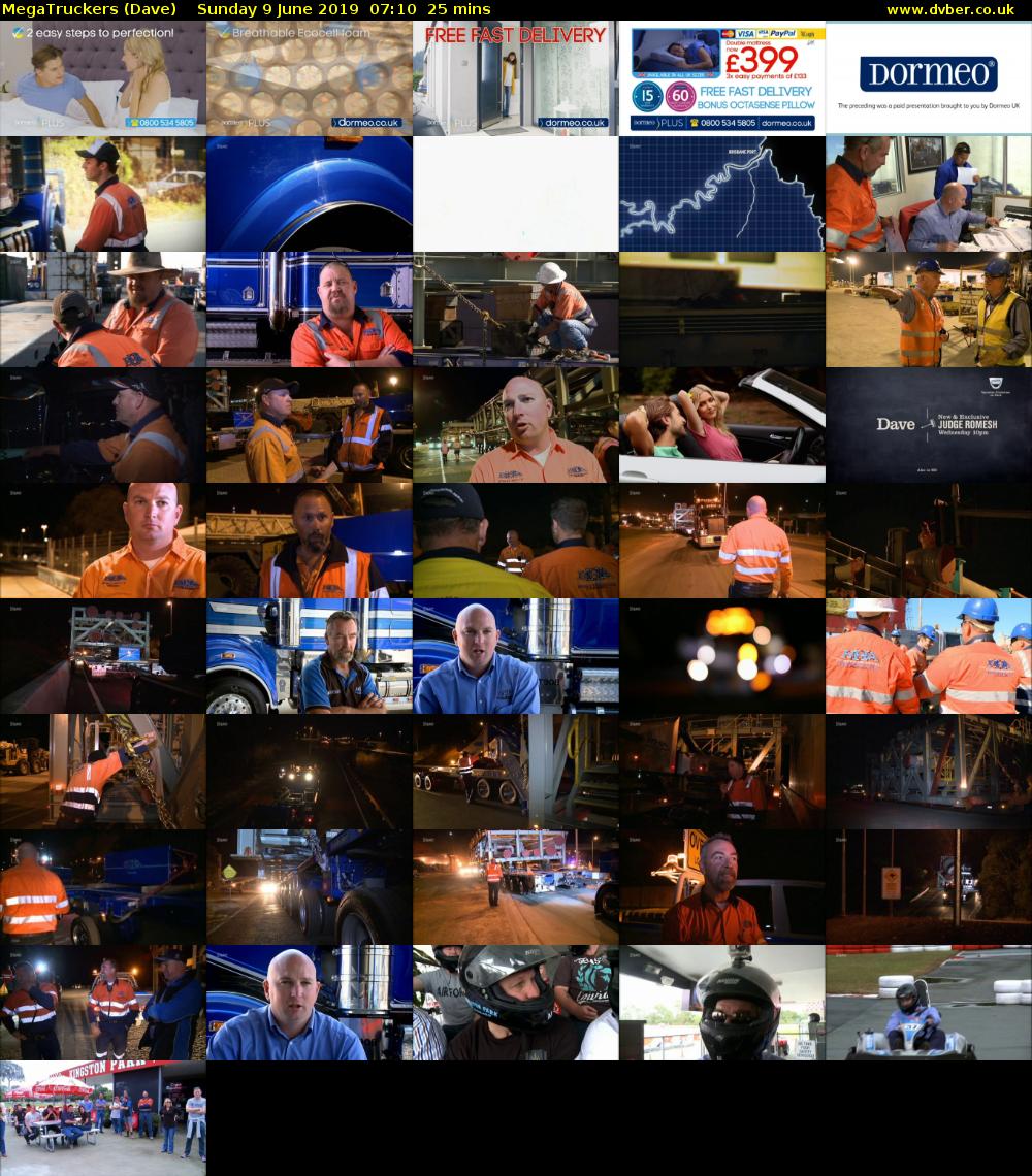 MegaTruckers (Dave) Sunday 9 June 2019 07:10 - 07:35