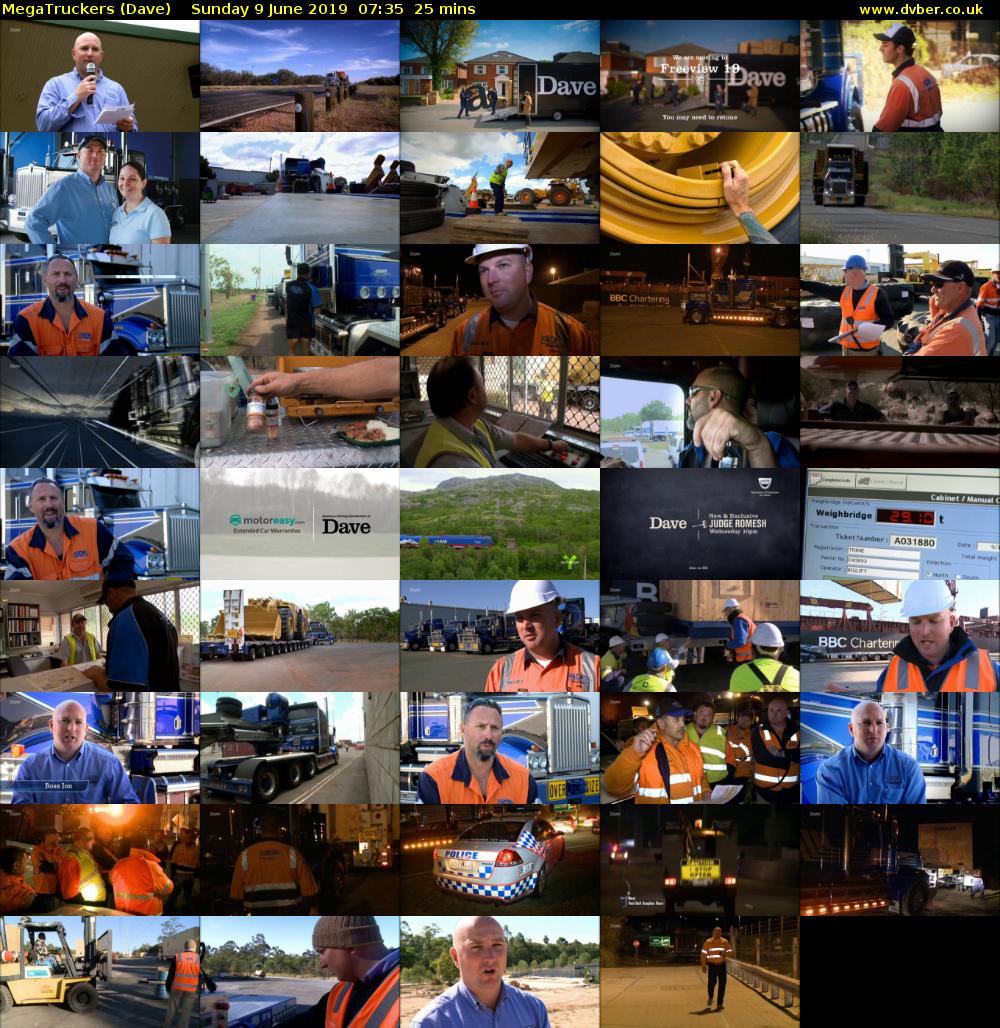MegaTruckers (Dave) Sunday 9 June 2019 07:35 - 08:00