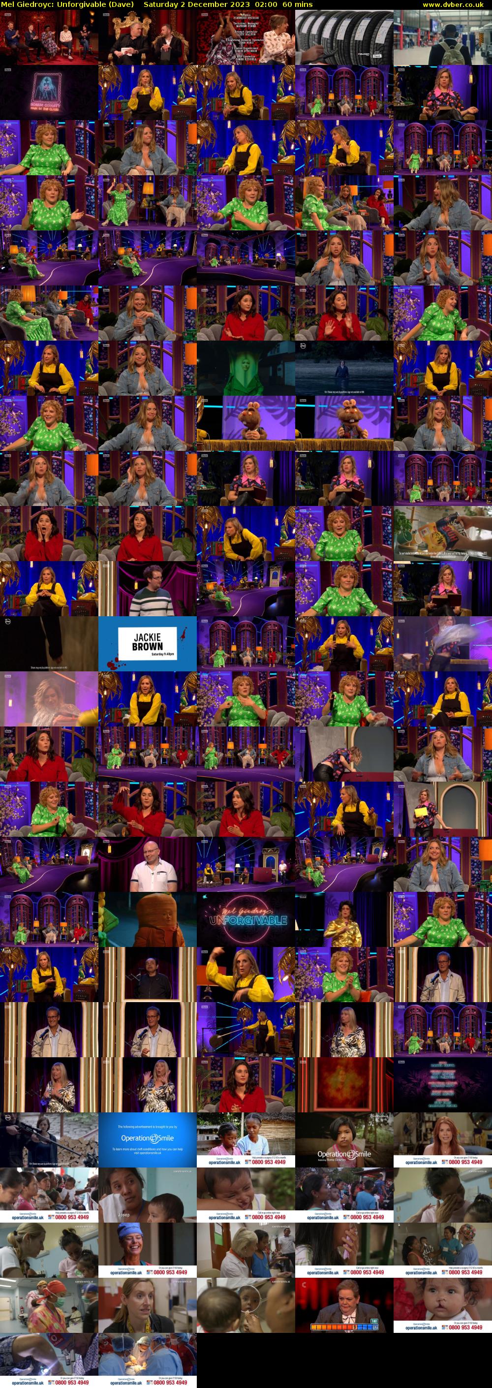 Mel Giedroyc: Unforgivable (Dave) Saturday 2 December 2023 02:00 - 03:00