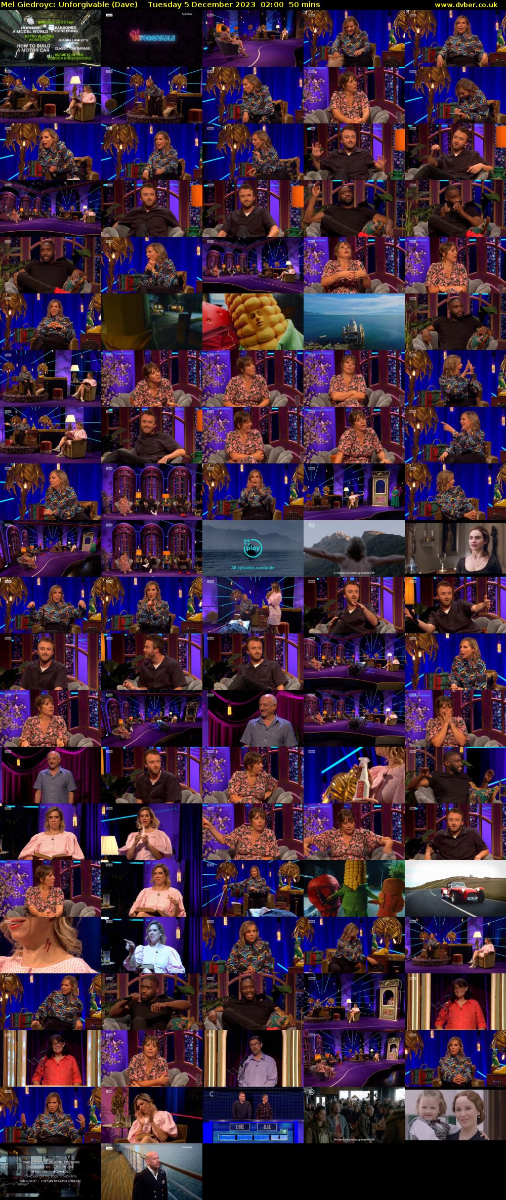Mel Giedroyc: Unforgivable (Dave) Tuesday 5 December 2023 02:00 - 02:50