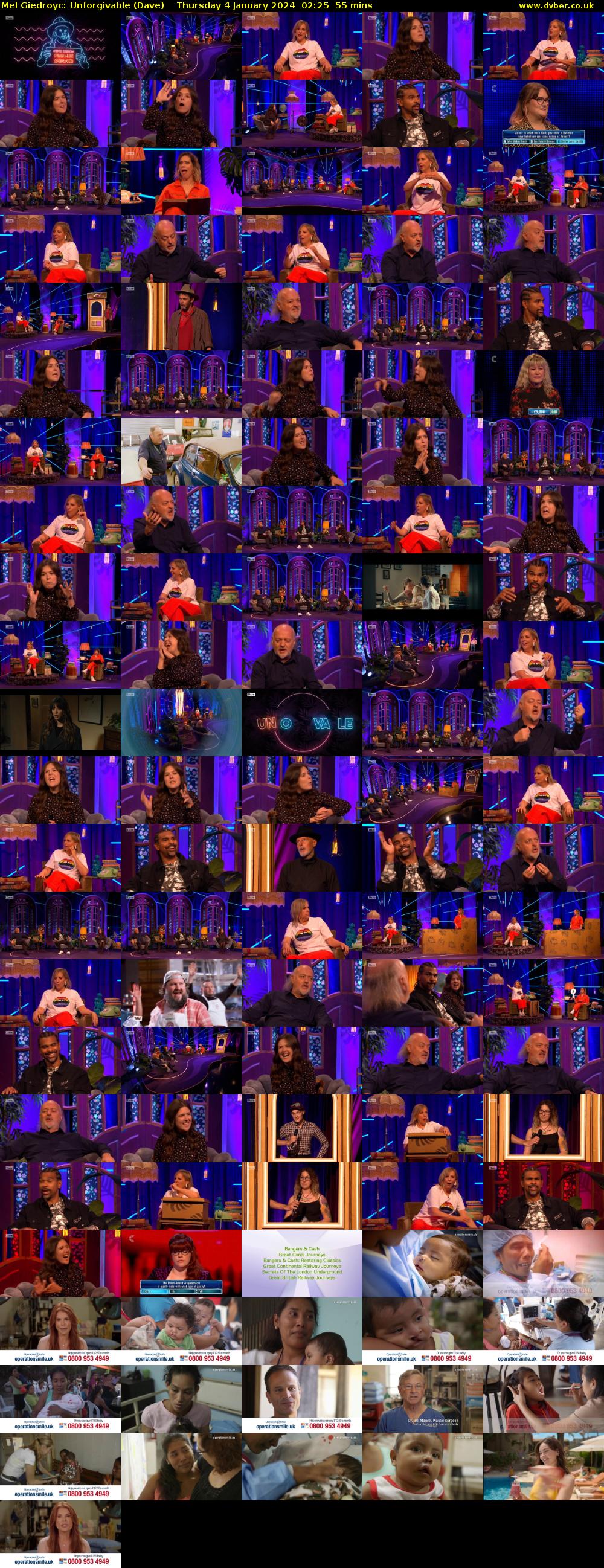 Mel Giedroyc: Unforgivable (Dave) Thursday 4 January 2024 02:25 - 03:20