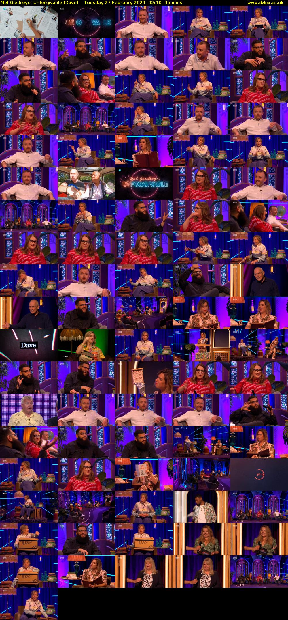 Mel Giedroyc: Unforgivable (Dave) Tuesday 27 February 2024 02:10 - 02:55