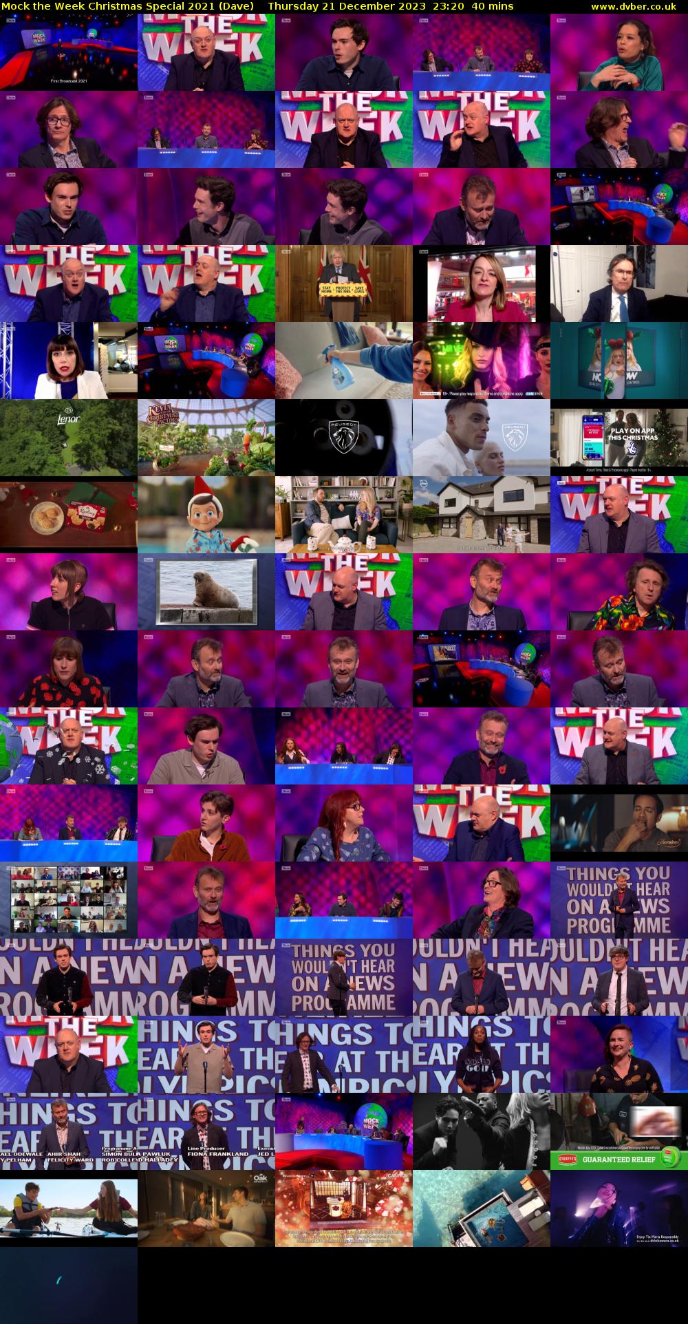 Mock the Week Christmas Special 2021 (Dave) Thursday 21 December 2023 23:20 - 00:00