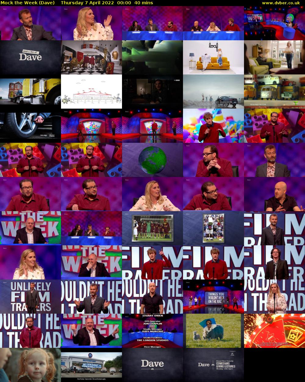 Mock the Week (Dave) Thursday 7 April 2022 00:00 - 00:40