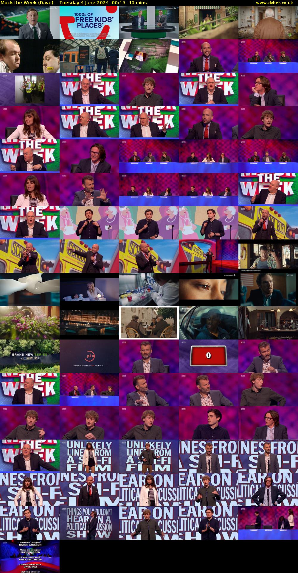 Mock the Week (Dave) Tuesday 4 June 2024 00:15 - 00:55