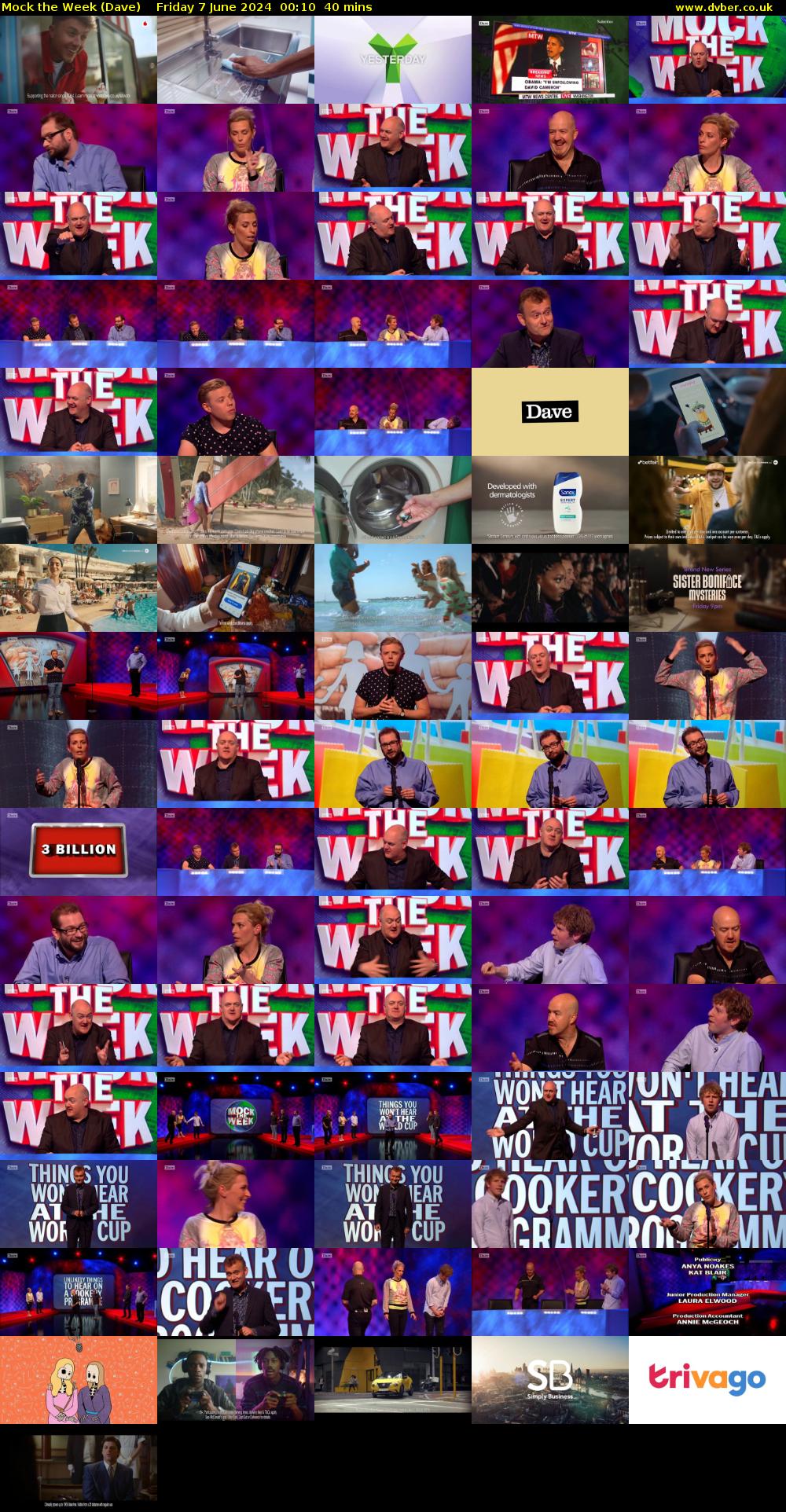 Mock the Week (Dave) Friday 7 June 2024 00:10 - 00:50