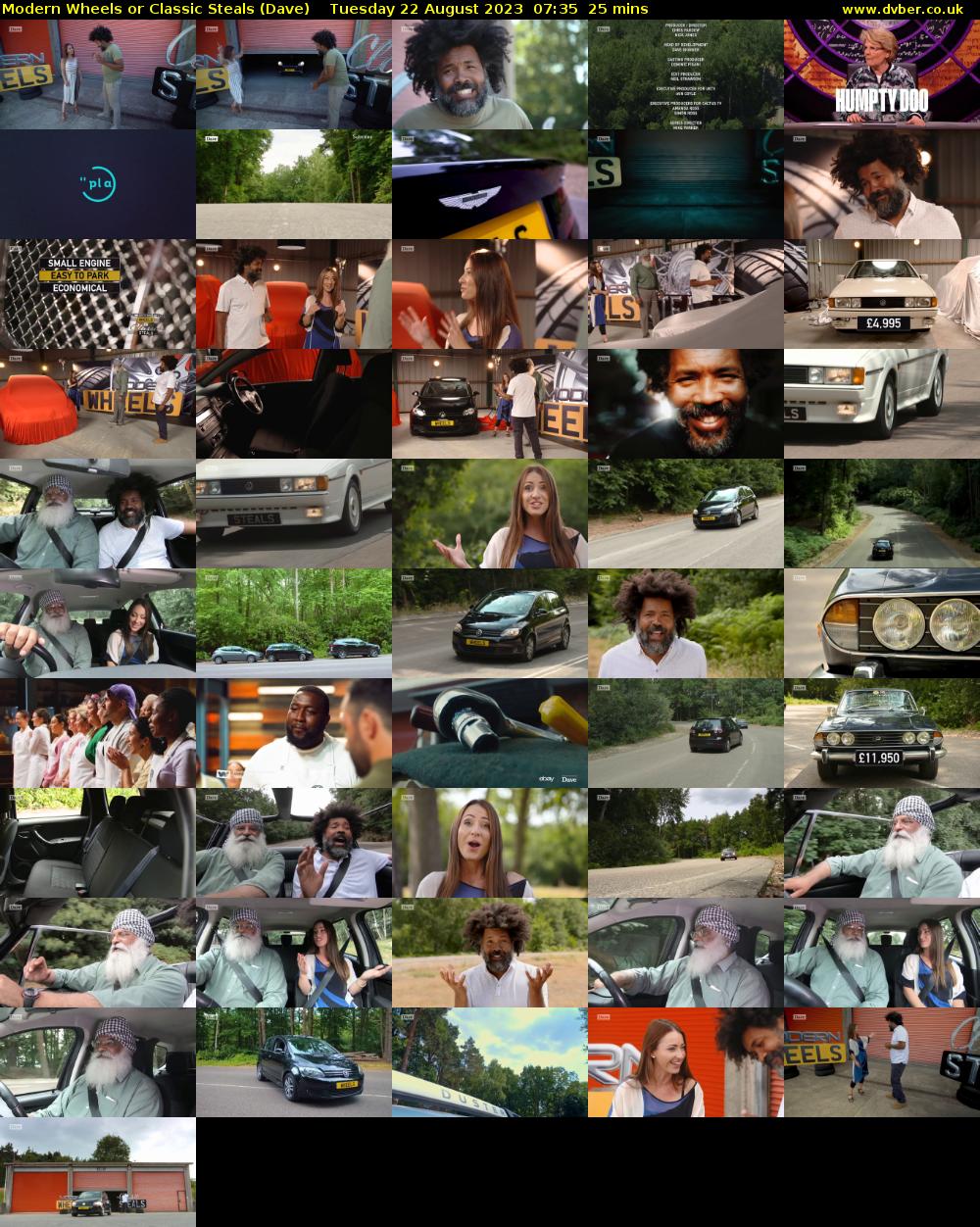 Modern Wheels or Classic Steals (Dave) Tuesday 22 August 2023 07:35 - 08:00