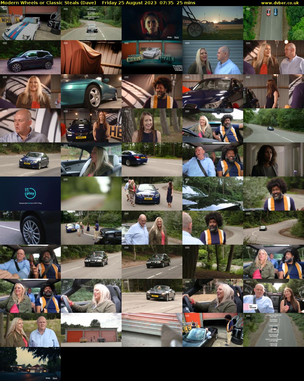 Modern Wheels or Classic Steals (Dave) Friday 25 August 2023 07:35 - 08:00