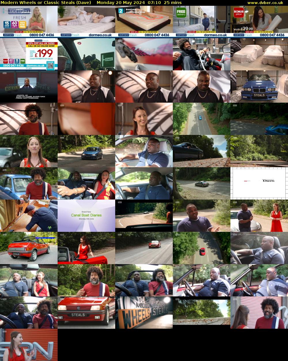 Modern Wheels or Classic Steals (Dave) Monday 20 May 2024 07:10 - 07:35