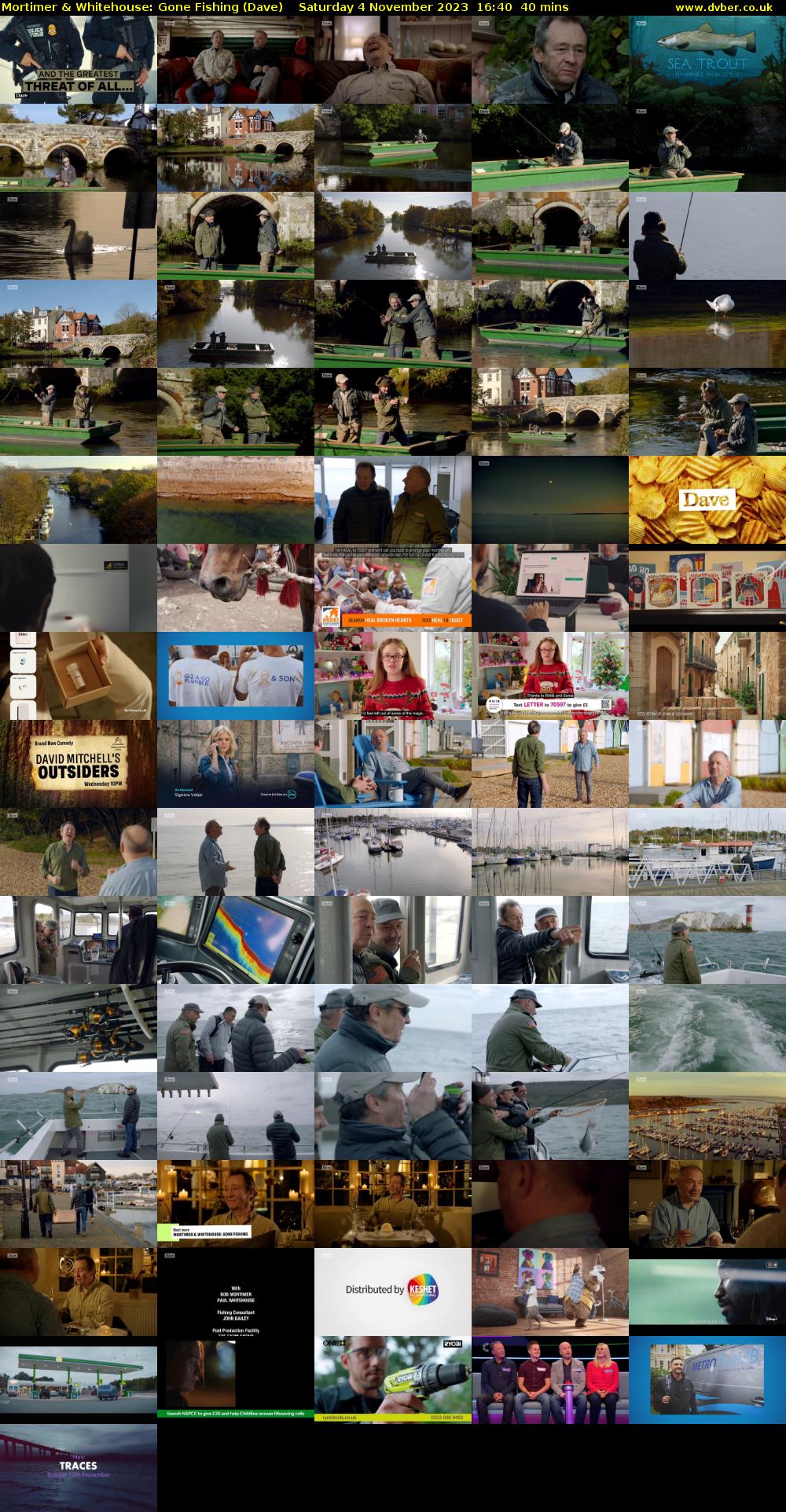 Mortimer & Whitehouse: Gone Fishing (Dave) Saturday 4 November 2023 16:40 - 17:20