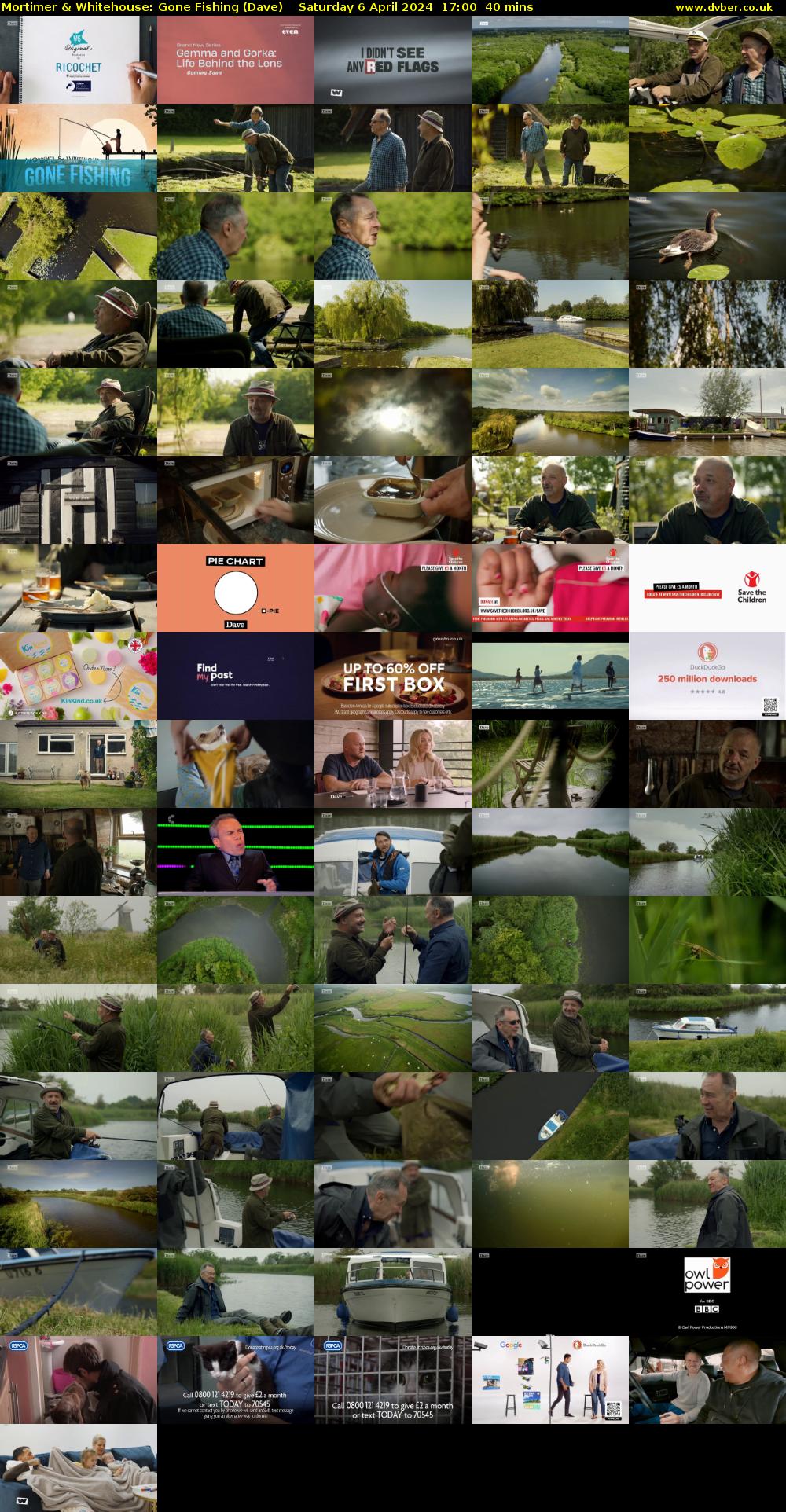 Mortimer & Whitehouse: Gone Fishing (Dave) Saturday 6 April 2024 17:00 - 17:40