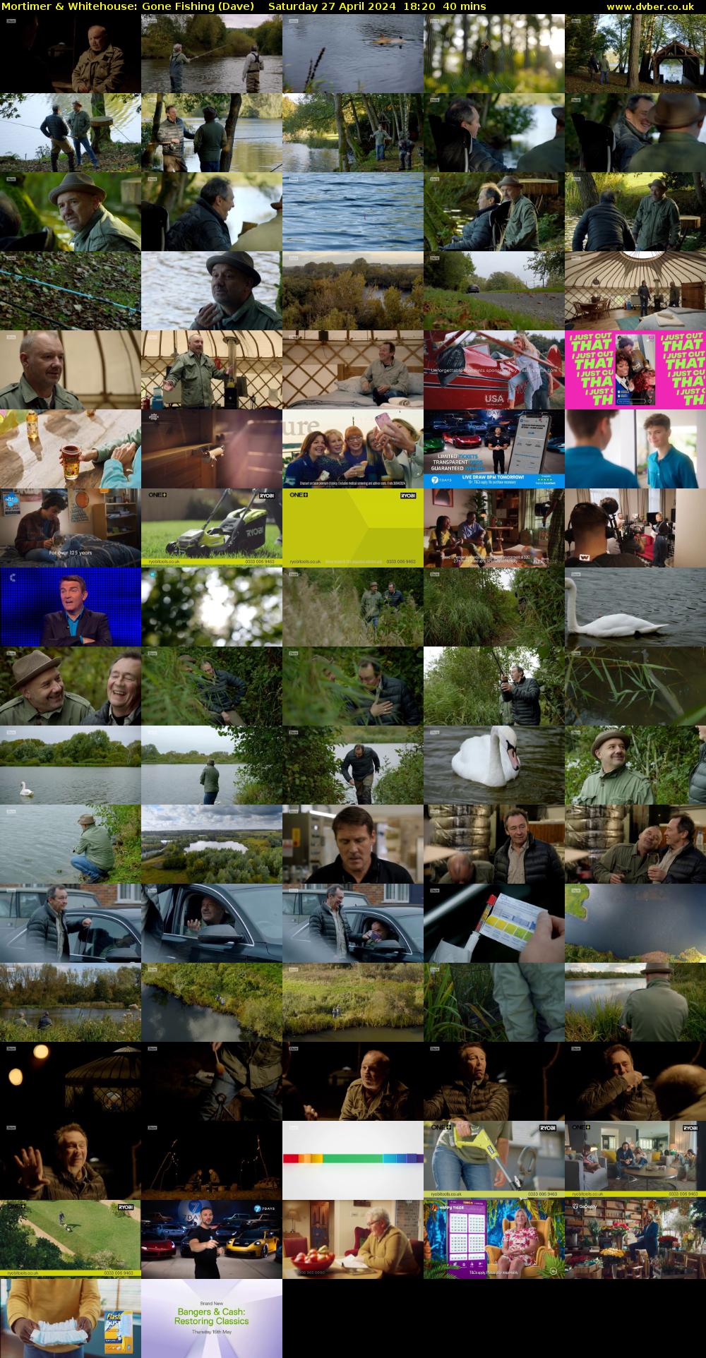 Mortimer & Whitehouse: Gone Fishing (Dave) Saturday 27 April 2024 18:20 - 19:00