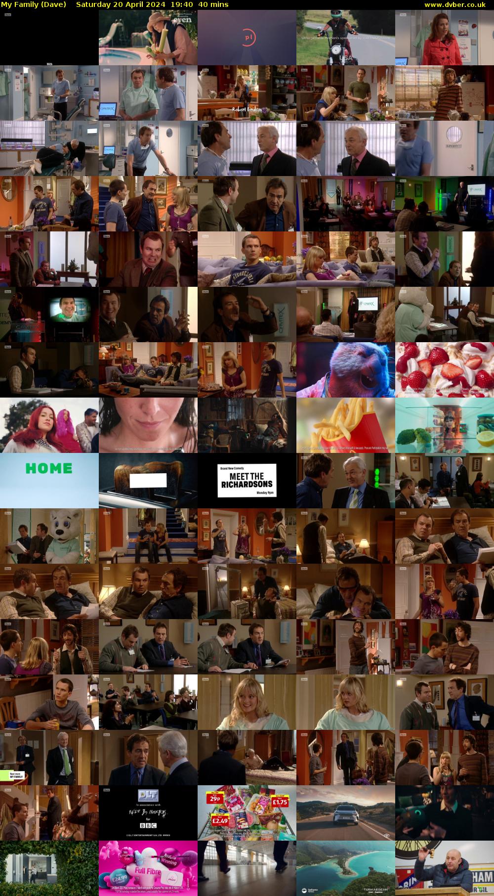 My Family (Dave) Saturday 20 April 2024 19:40 - 20:20
