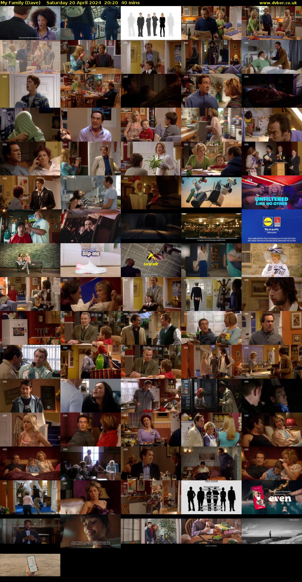 My Family (Dave) Saturday 20 April 2024 20:20 - 21:00