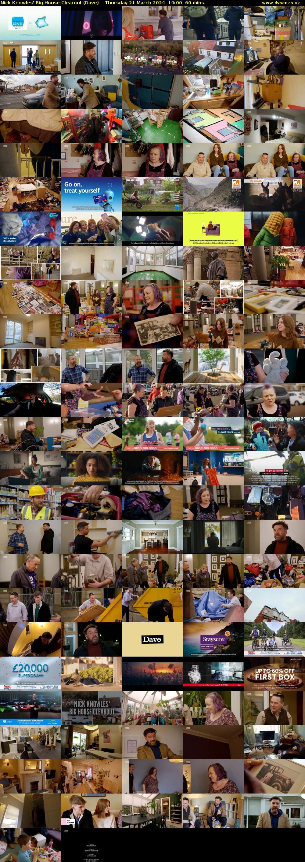 Nick Knowles' Big House Clearout (Dave) Thursday 21 March 2024 14:00 - 15:00