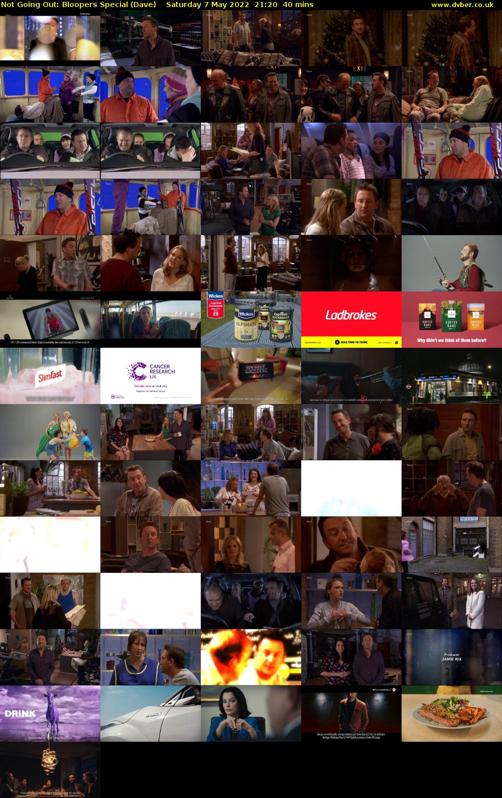 Not Going Out: Bloopers Special (Dave) Saturday 7 May 2022 21:20 - 22:00
