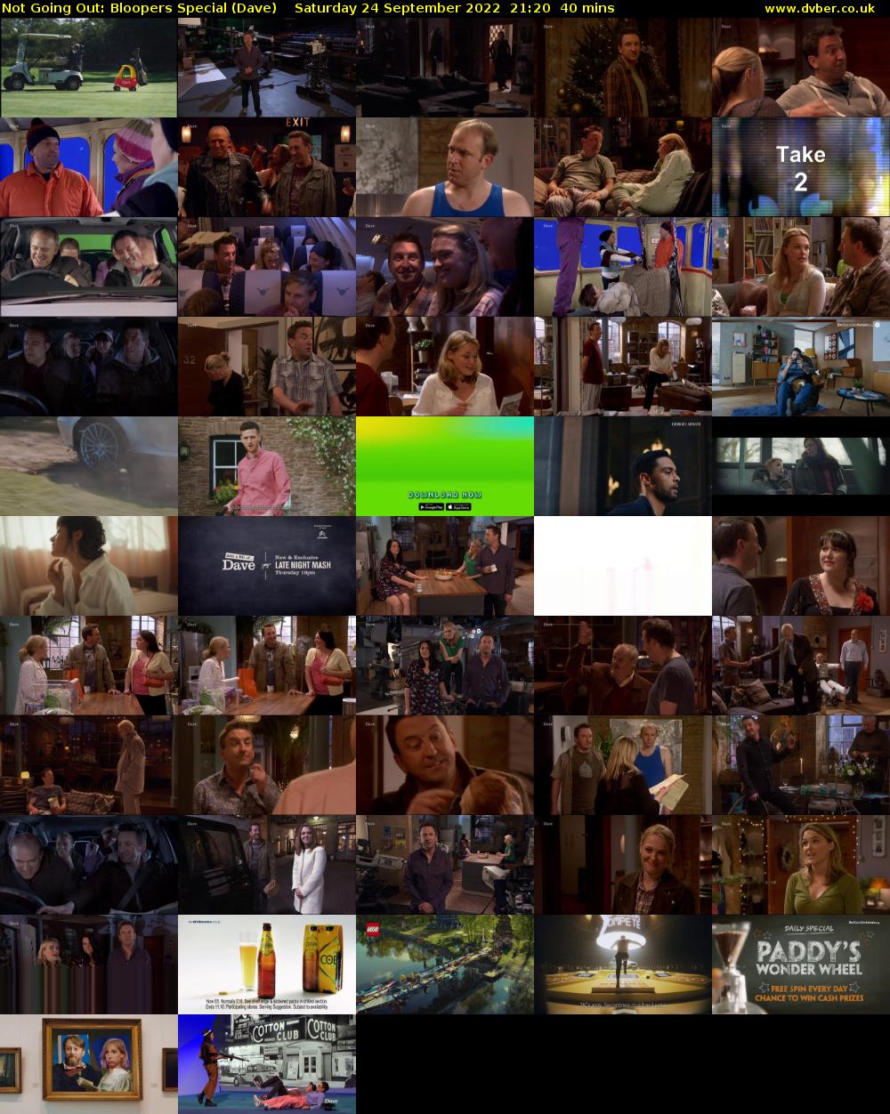 Not Going Out: Bloopers Special (Dave) Saturday 24 September 2022 21:20 - 22:00
