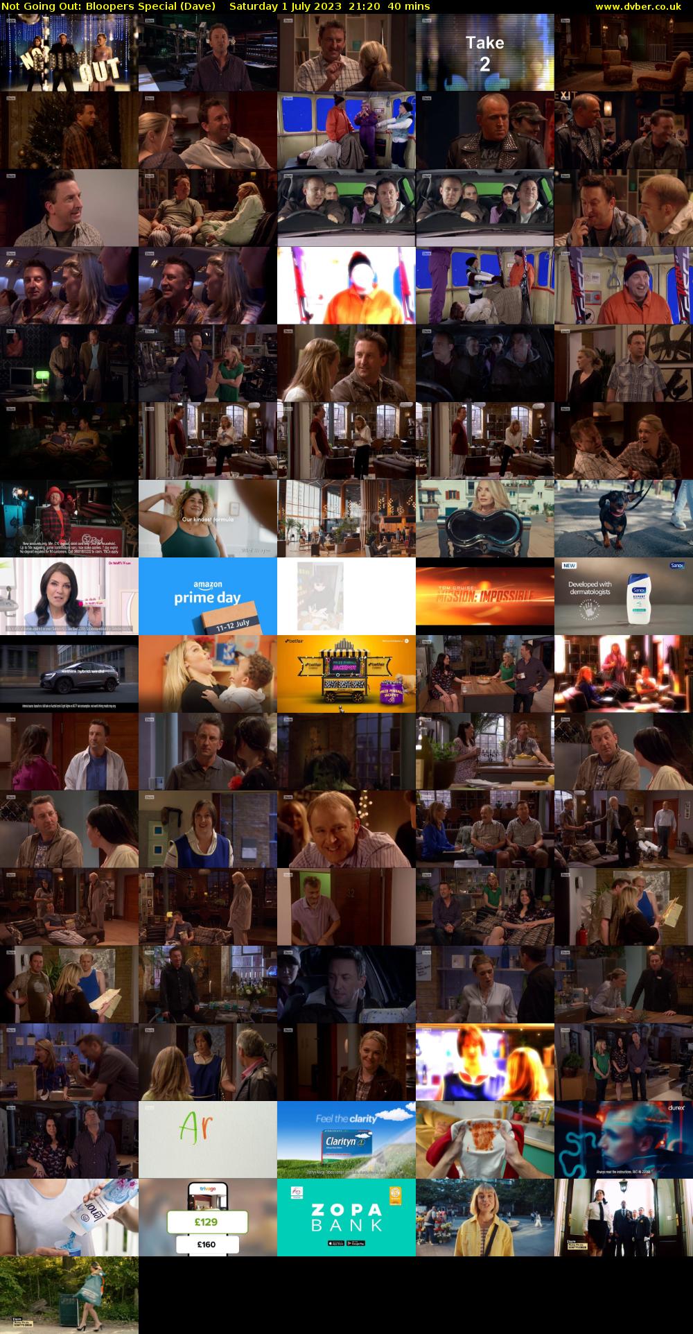 Not Going Out: Bloopers Special (Dave) Saturday 1 July 2023 21:20 - 22:00
