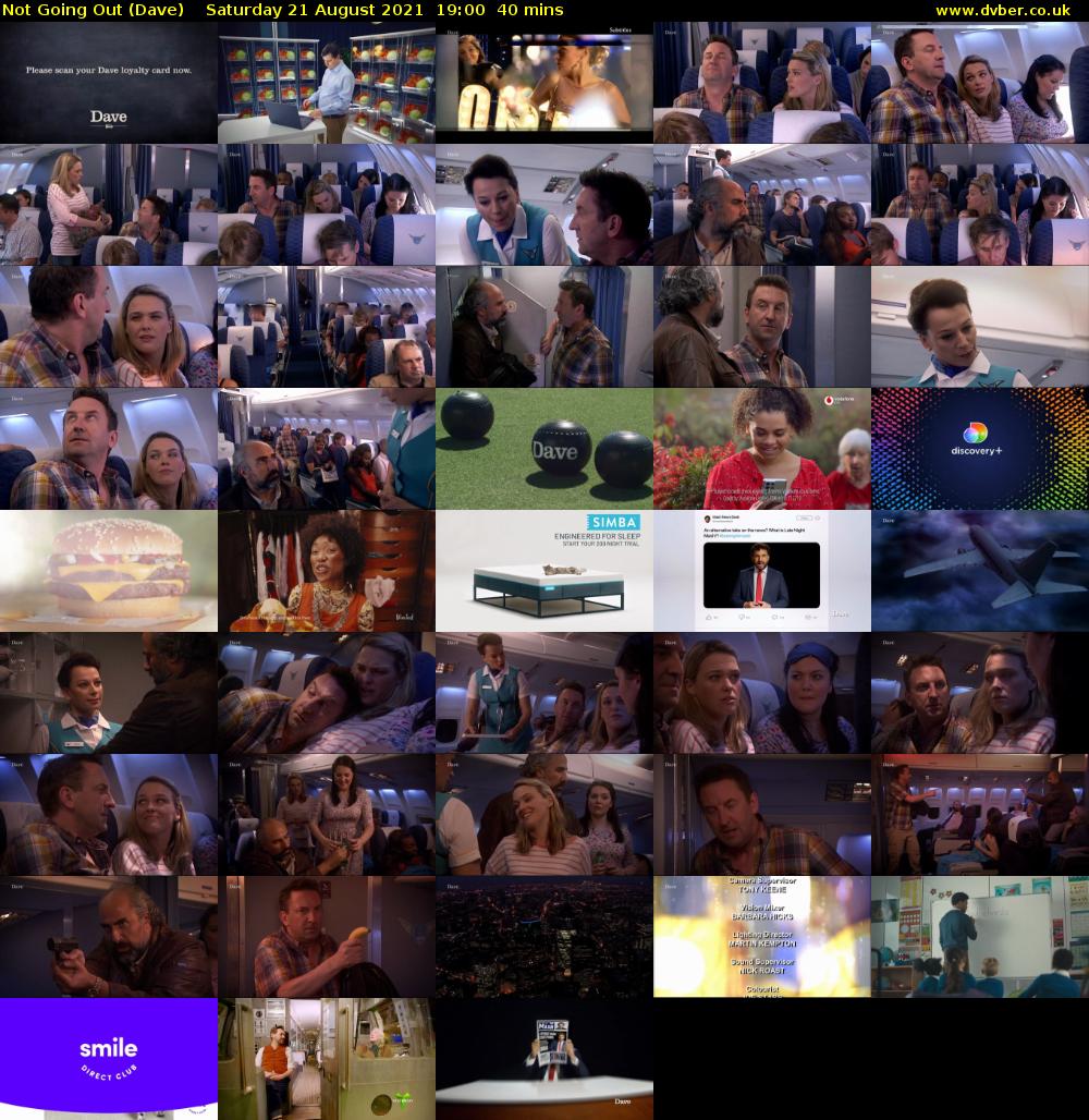 Not Going Out (Dave) Saturday 21 August 2021 20:00 - 20:40