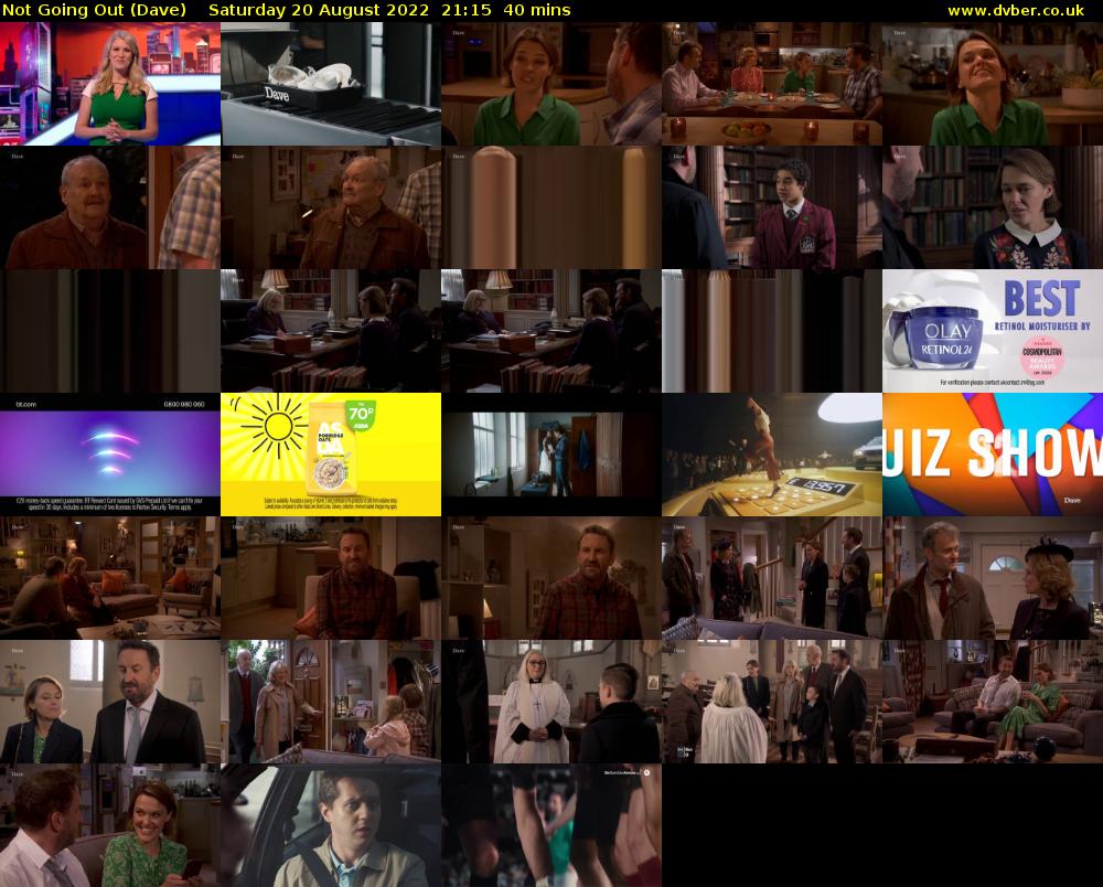 Not Going Out (Dave) Saturday 20 August 2022 21:15 - 21:55