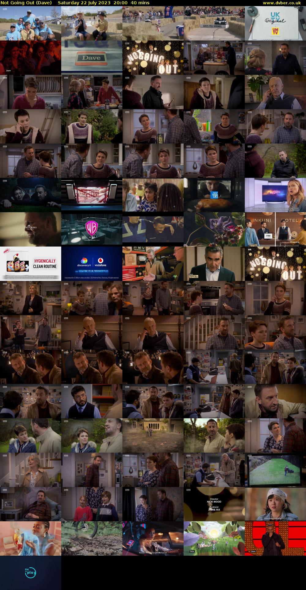 Not Going Out (Dave) Saturday 22 July 2023 20:00 - 20:40