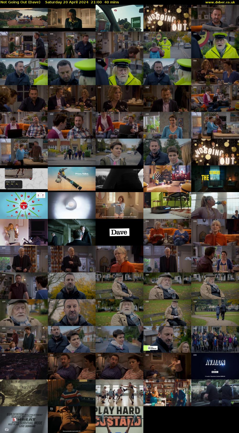Not Going Out (Dave) Saturday 20 April 2024 21:00 - 21:40