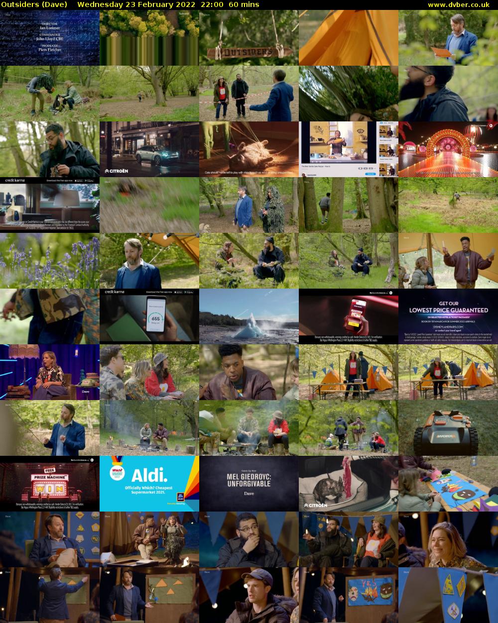 Outsiders (Dave) Wednesday 23 February 2022 22:00 - 23:00