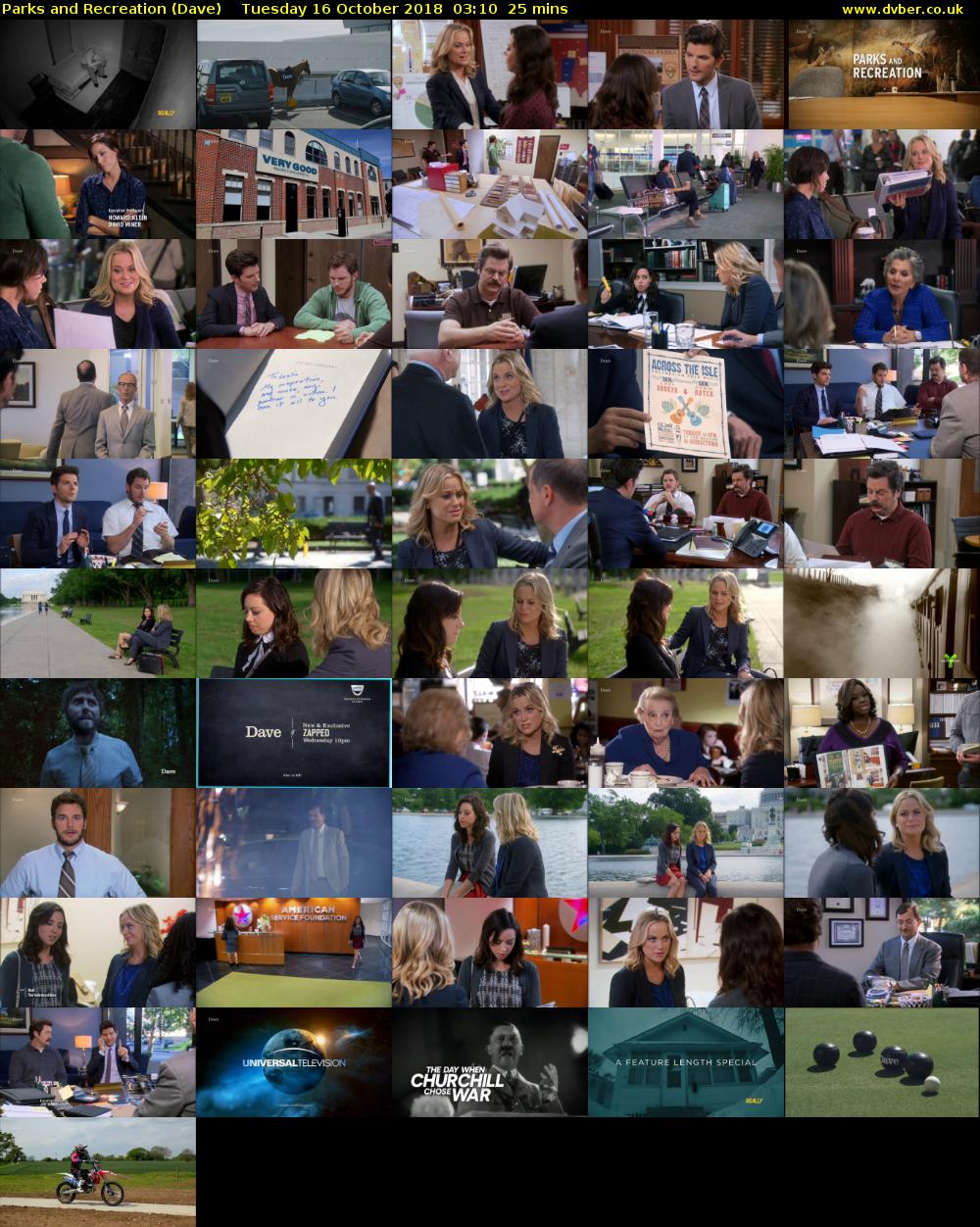 Parks and Recreation (Dave) Tuesday 16 October 2018 03:10 - 03:35