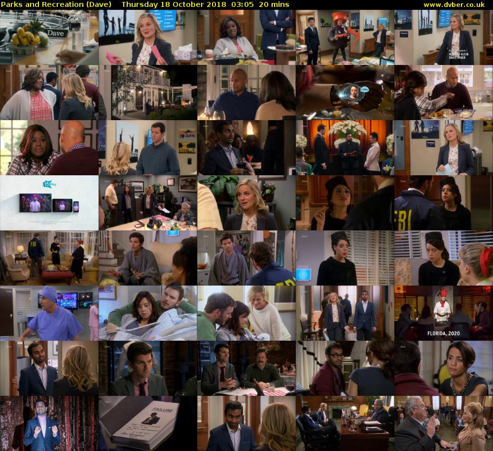 Parks and Recreation (Dave) Thursday 18 October 2018 03:05 - 03:25