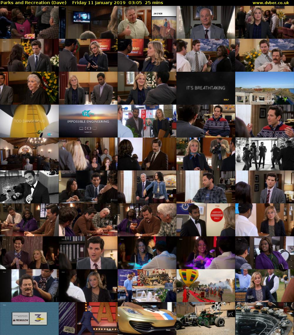 Parks and Recreation (Dave) Friday 11 January 2019 03:05 - 03:30