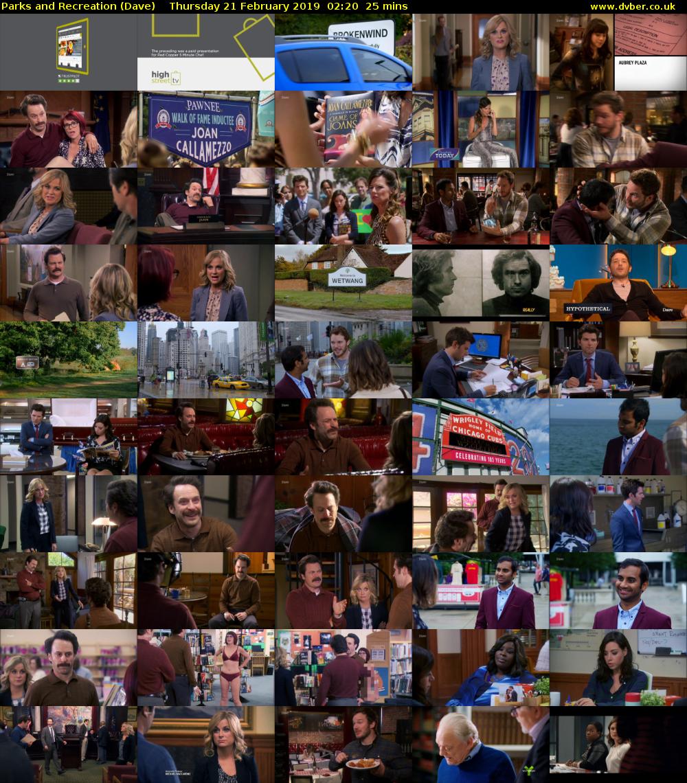 Parks and Recreation (Dave) Thursday 21 February 2019 02:20 - 02:45