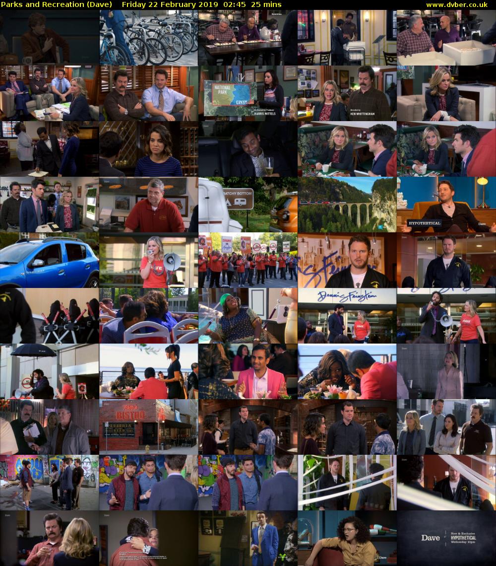 Parks and Recreation (Dave) Friday 22 February 2019 02:45 - 03:10