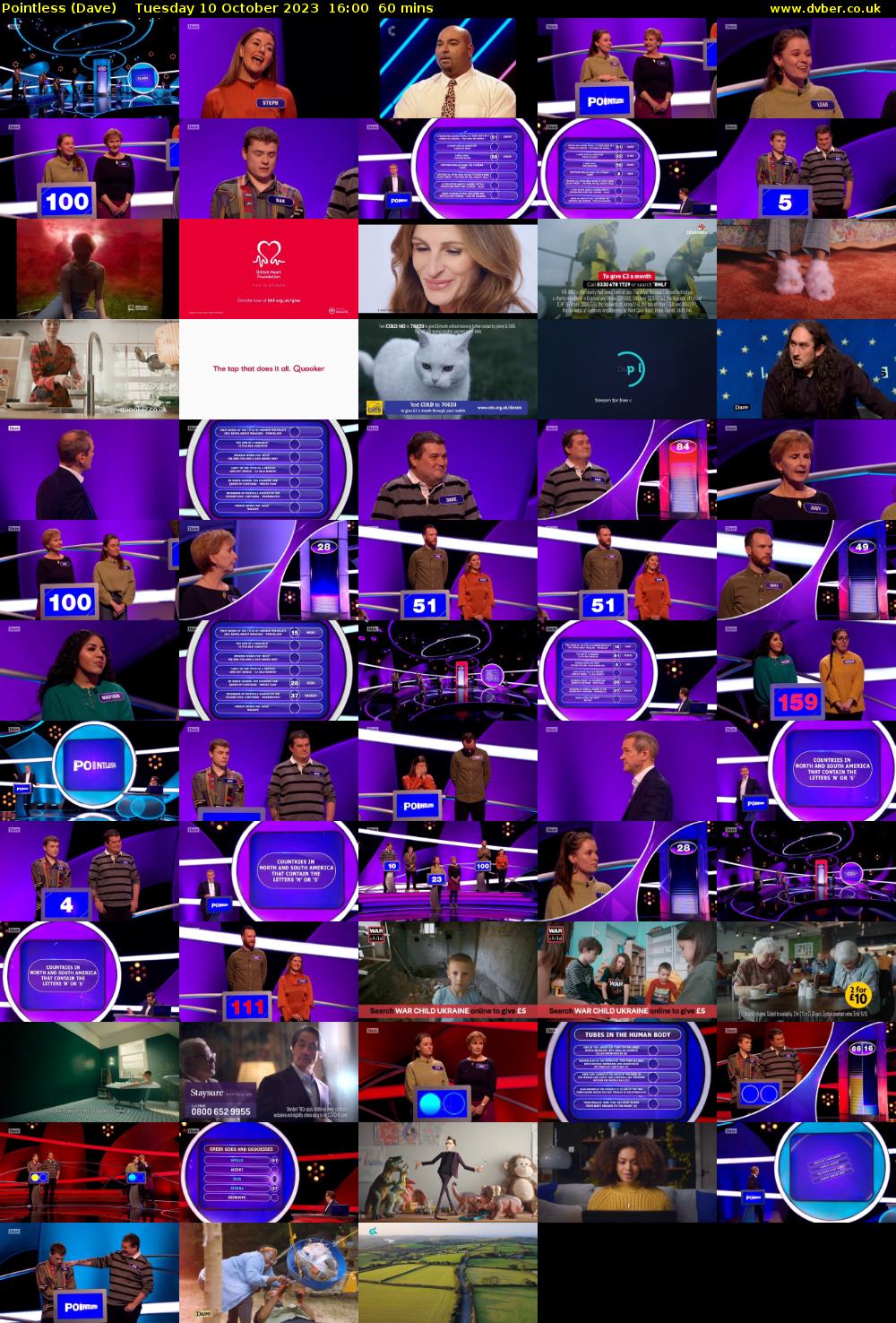 Pointless (Dave) Tuesday 10 October 2023 16:00 - 17:00